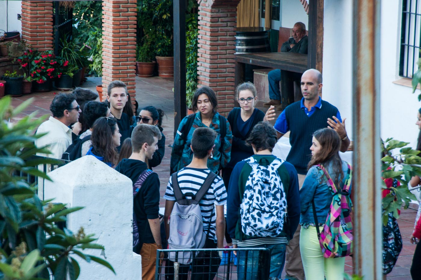 Visita alumnos franceses (15/10/2015)